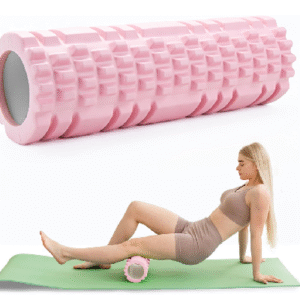 pilatesrolle inklusive yogasäule, rosa faszienrolle, sport schaumstoffrolle, multifunktionale schaumstoffrolle